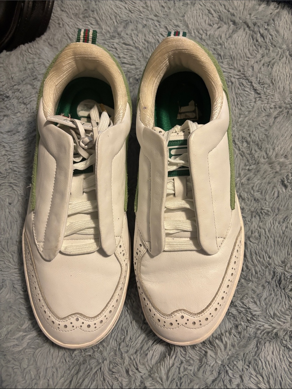 Fila White and Green Men’s Sneakers